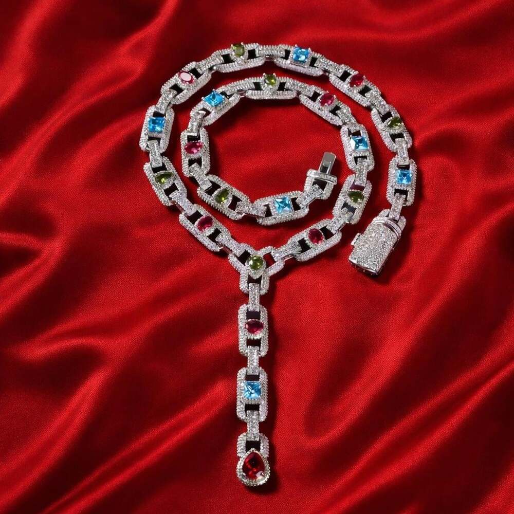 Iced Out Multi Color Gem 4 Dc 7